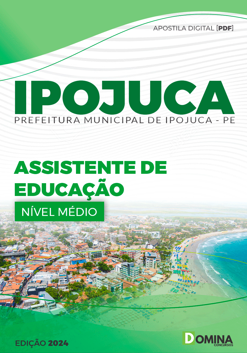 Apostila Pref Ipojuca PE 2024 Assistente Educação