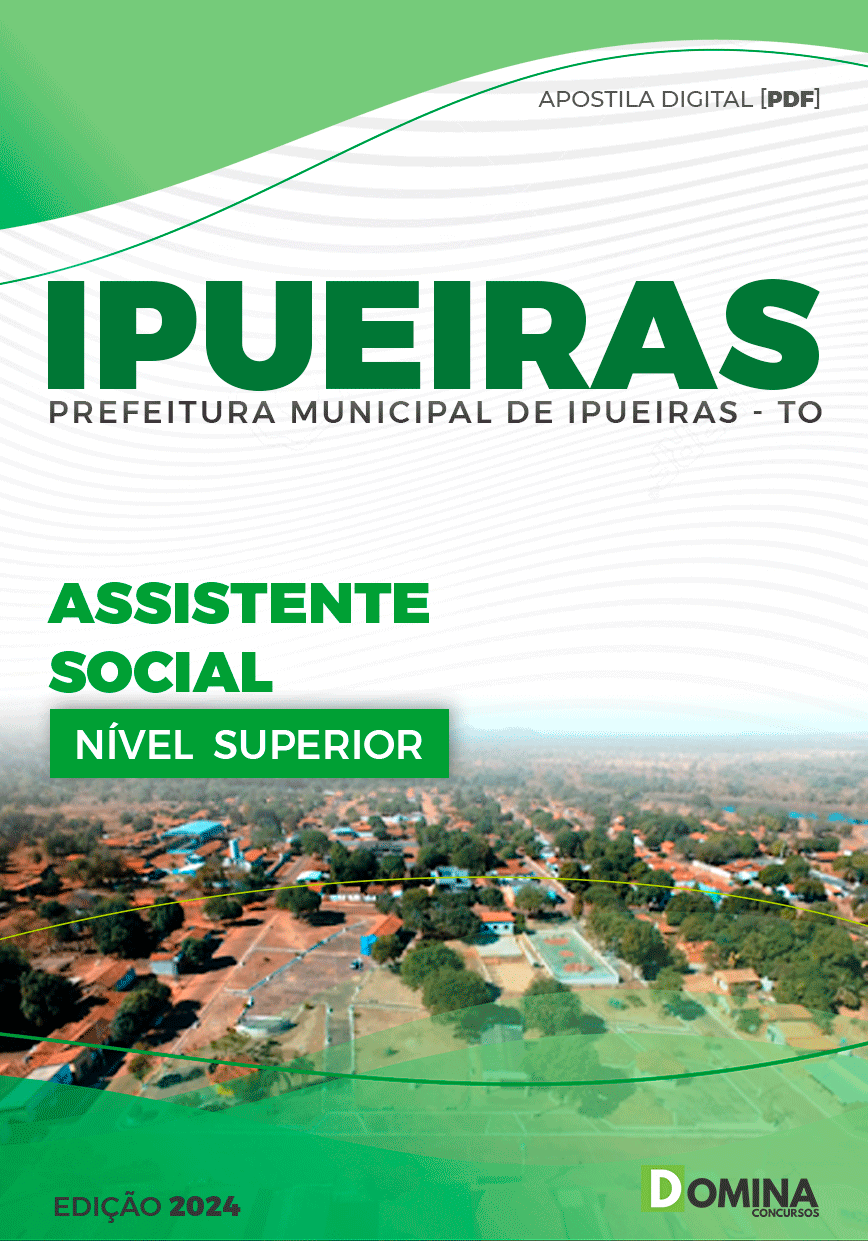 Apostila Pref Ipueiras TO 2024 Assistente Social