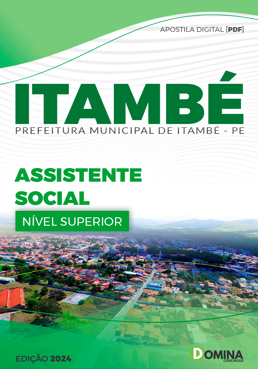Apostila Pref Itambé PE 2024 Assistente Social