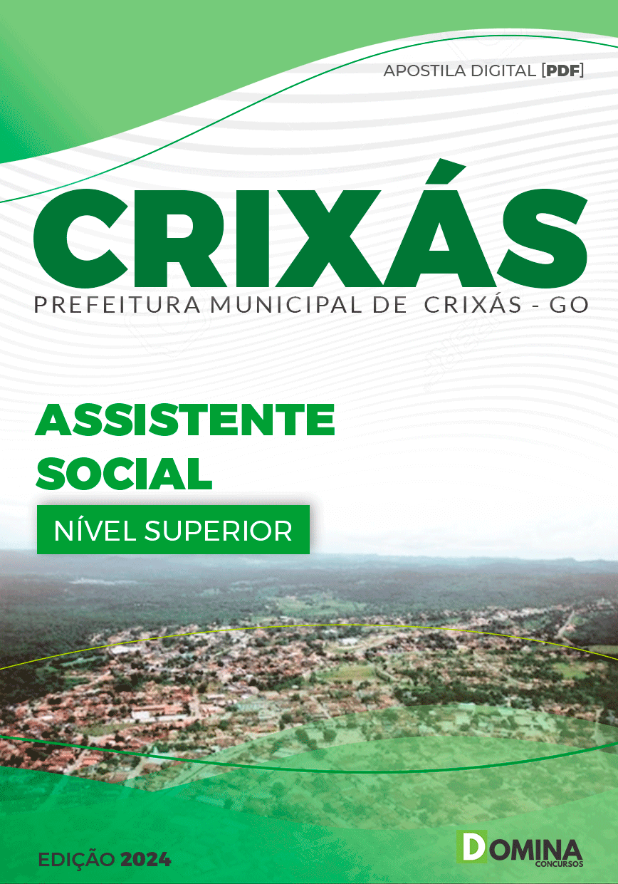 Apostila Pref Crixás GO 2024 Assistente Social