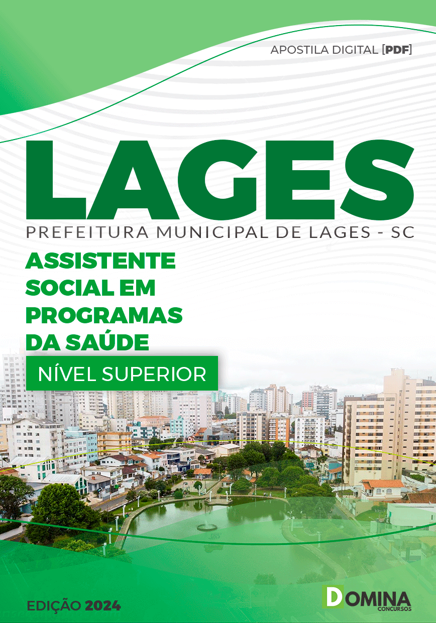 Pref Lages SC 2024 Assistente Social em Programas da Saúde