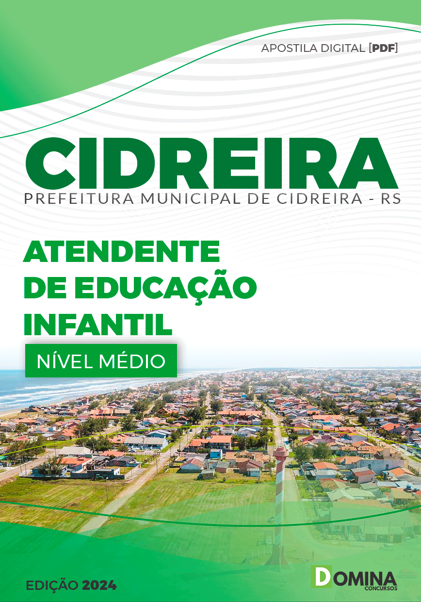 Apostila Pref Cidreira RS 2024 Atendente Educação Infantil