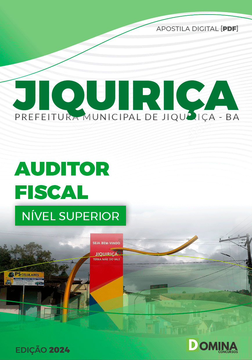 Apostila Pref Jiquiriça BA 2024 Auditor Fiscal
