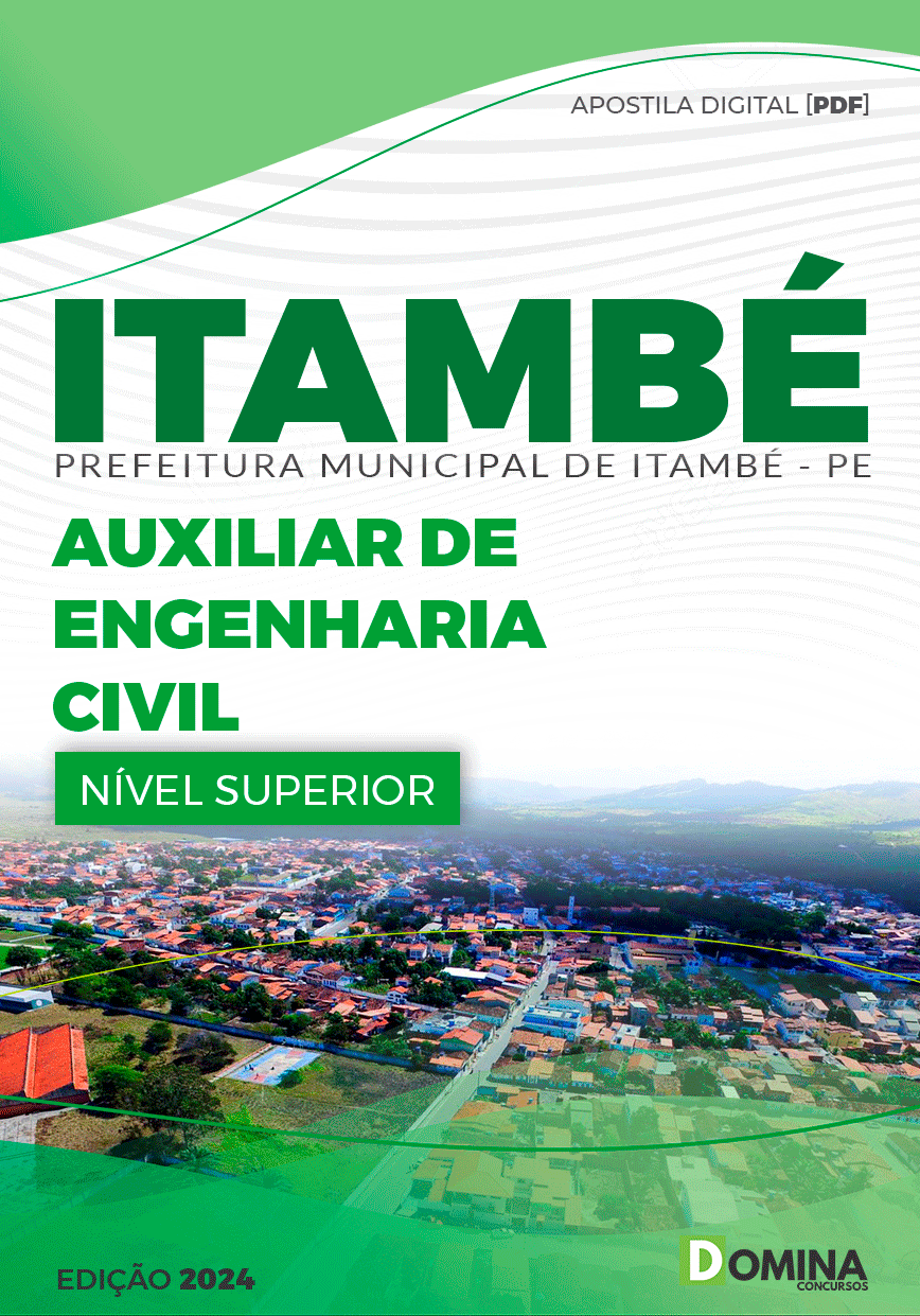 Apostila Pref Itambé PE 2024 Auxiliar de Engenharia Civil