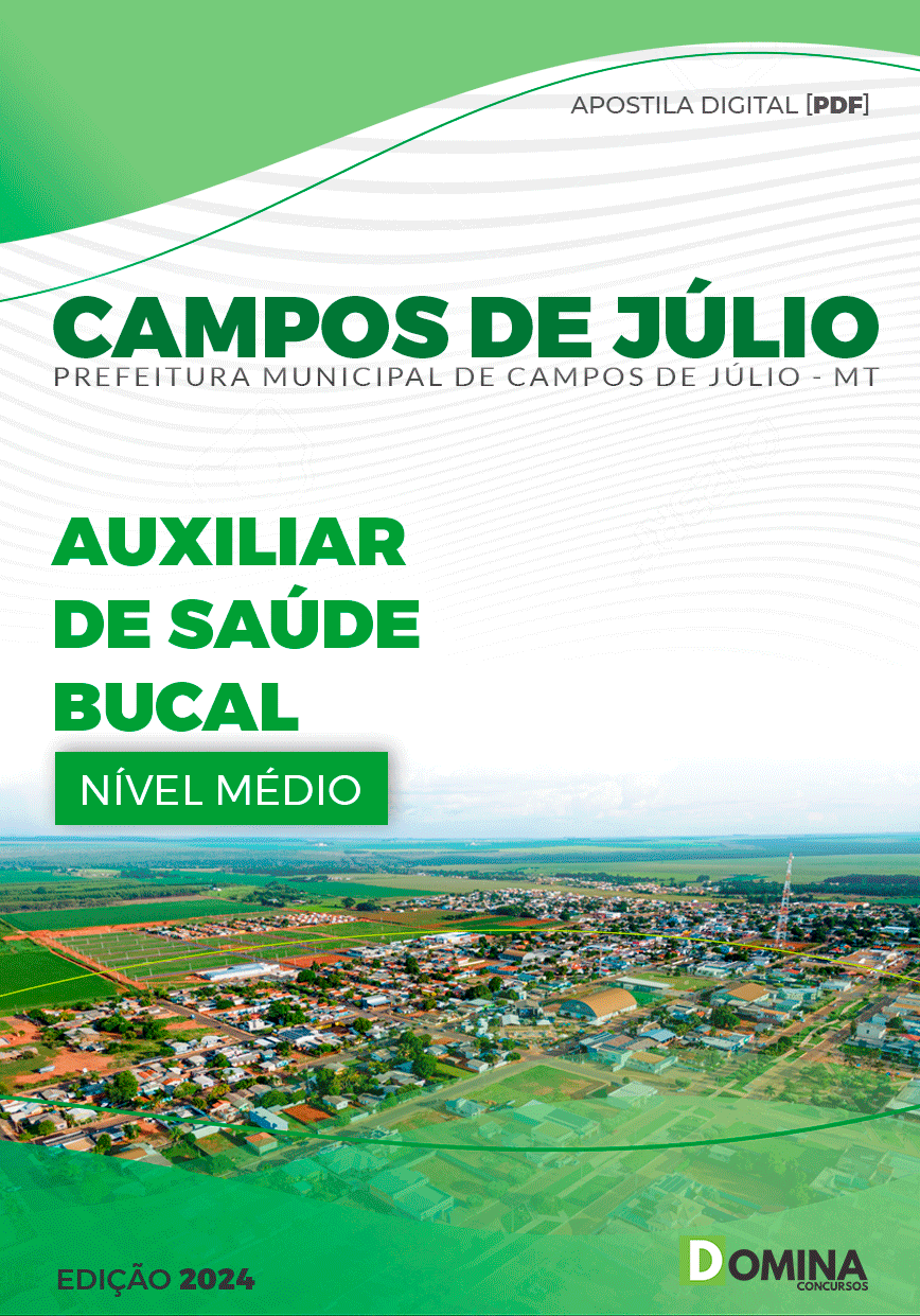 Pref Campos de Júlio MT 2024 Auxiliar de Saúde Bucal