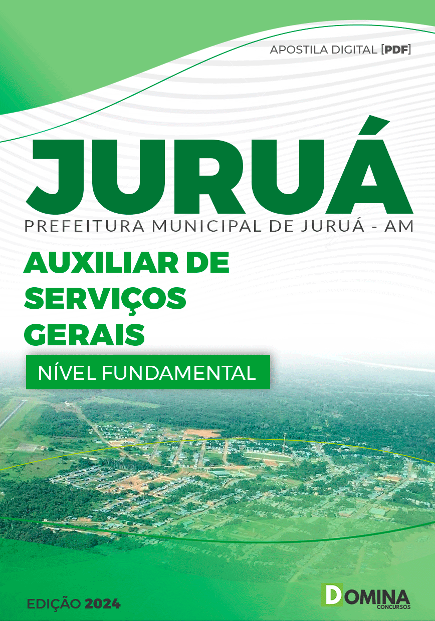 Apostila Concurso Pref Juruá AM 2024 Auxiliar Serviços Gerais