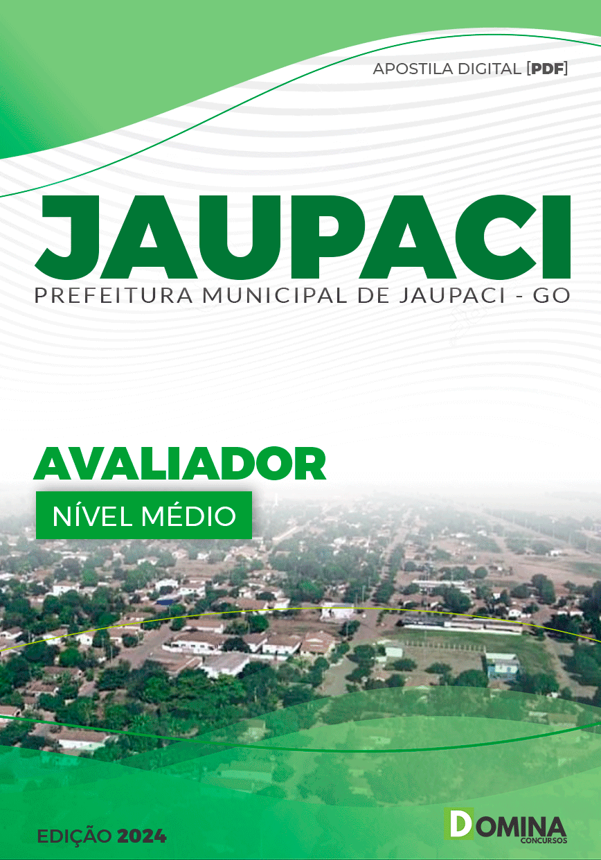 Apostila Pref Jaupaci GO 2024 Avaliador