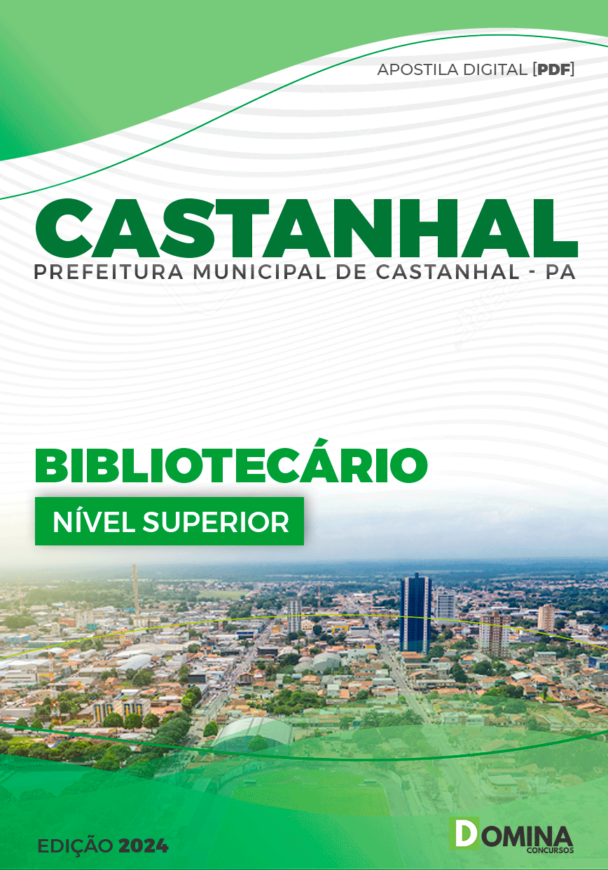 Apostila Pref Castanhal PA 2024 Bibliotecário