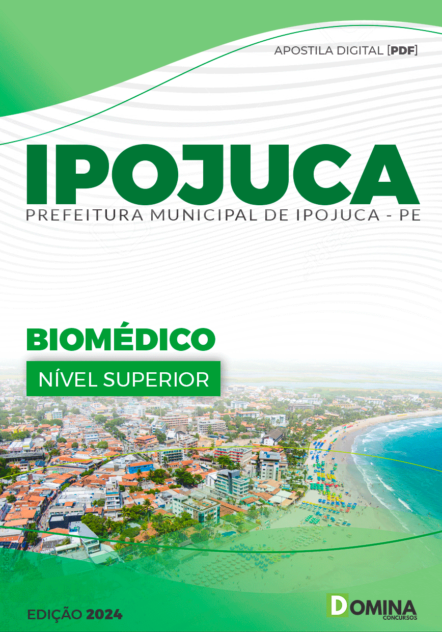 Apostila Pref Ipojuca PE 2024 Biomédico