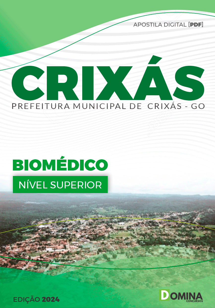 Apostila Pref Crixás GO 2024 Biomédico