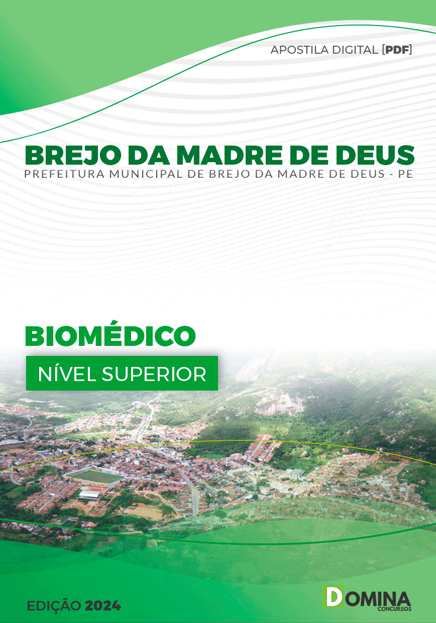 Apostila Pref Brejo da Madre de Deus PE 2024 Biomédico
