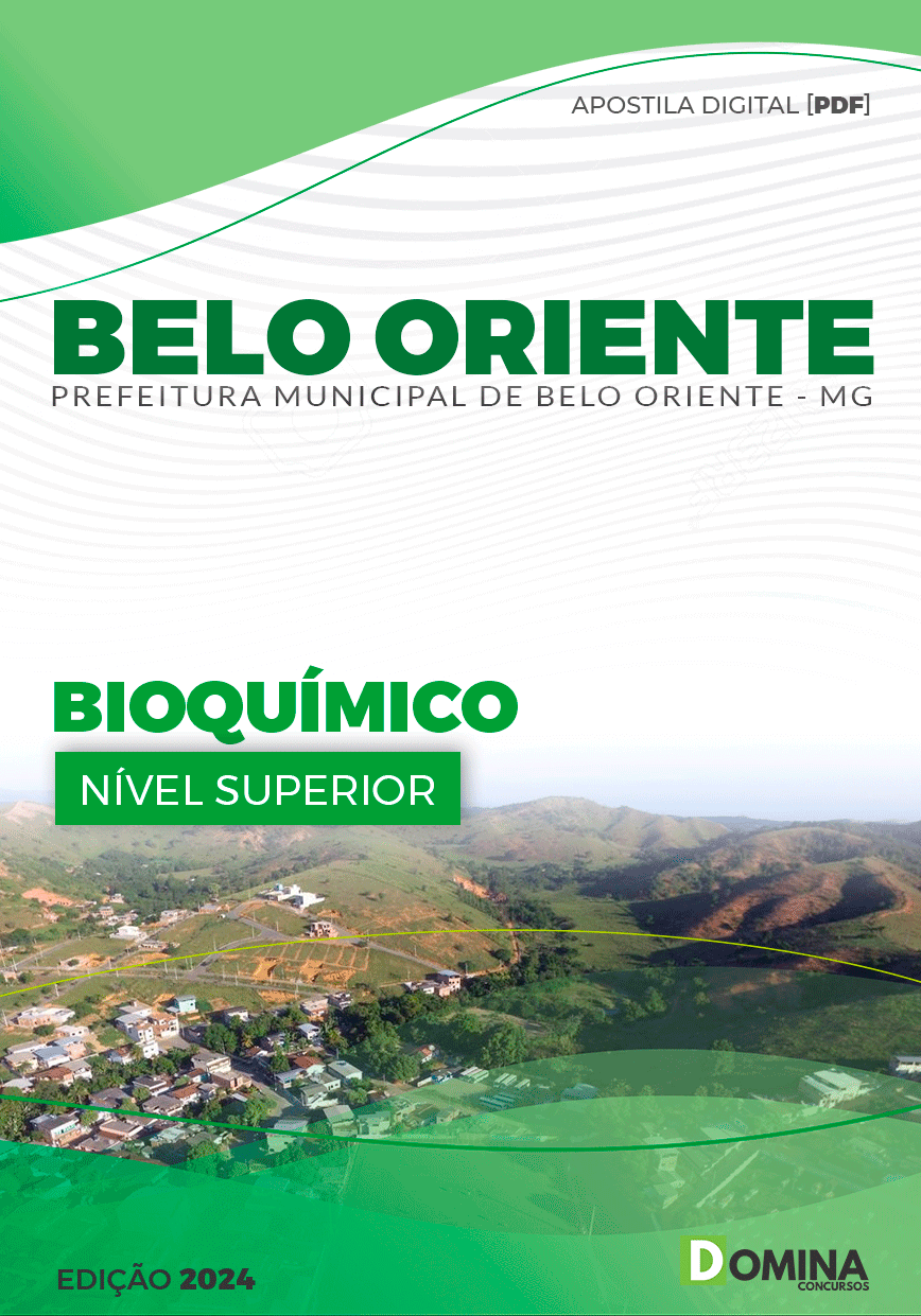 Apostila Pref Belo Oriente MG 2024 Bioquímico