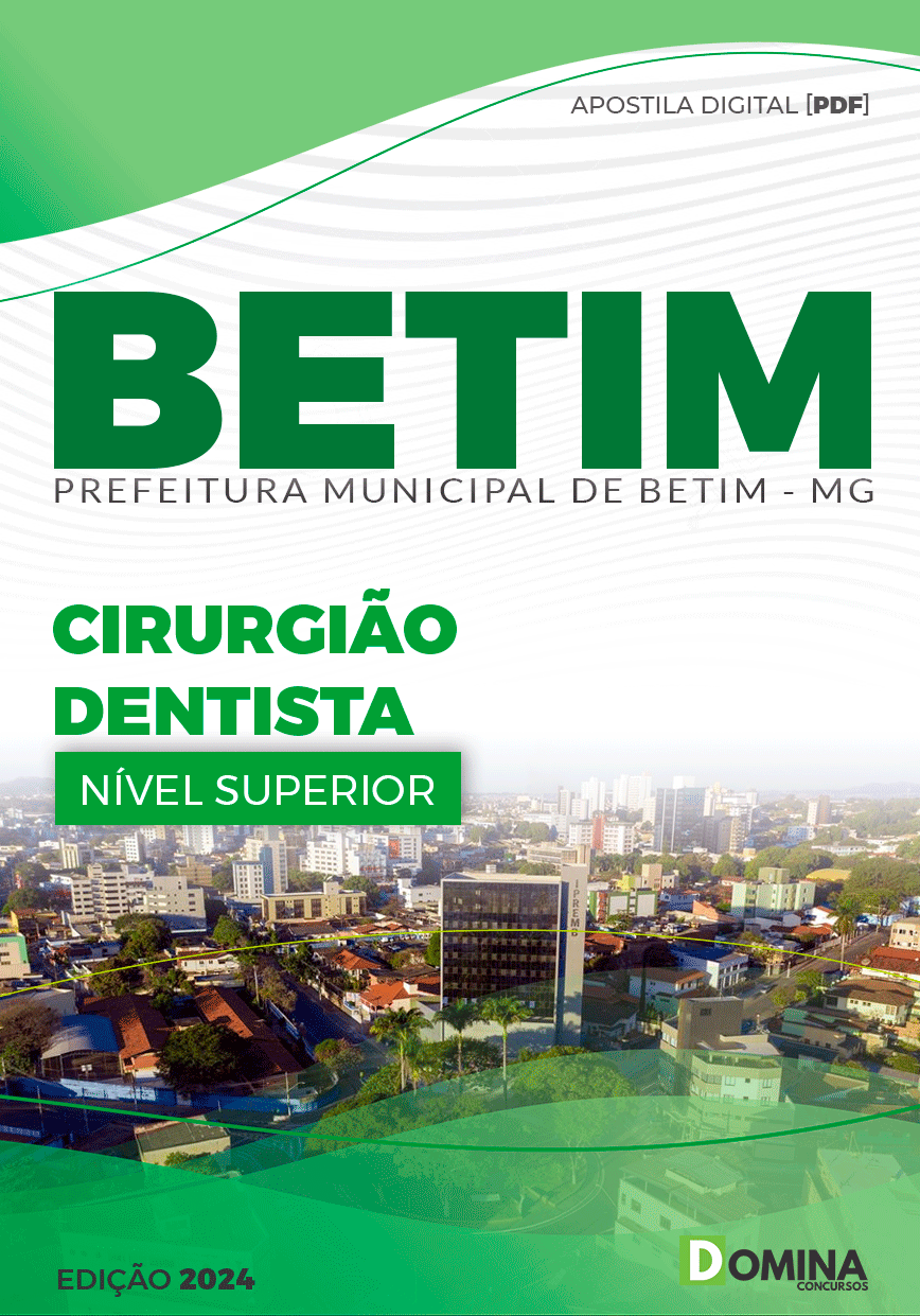 Apostila Pref Betim MG 2024 Cirurgião Dentista