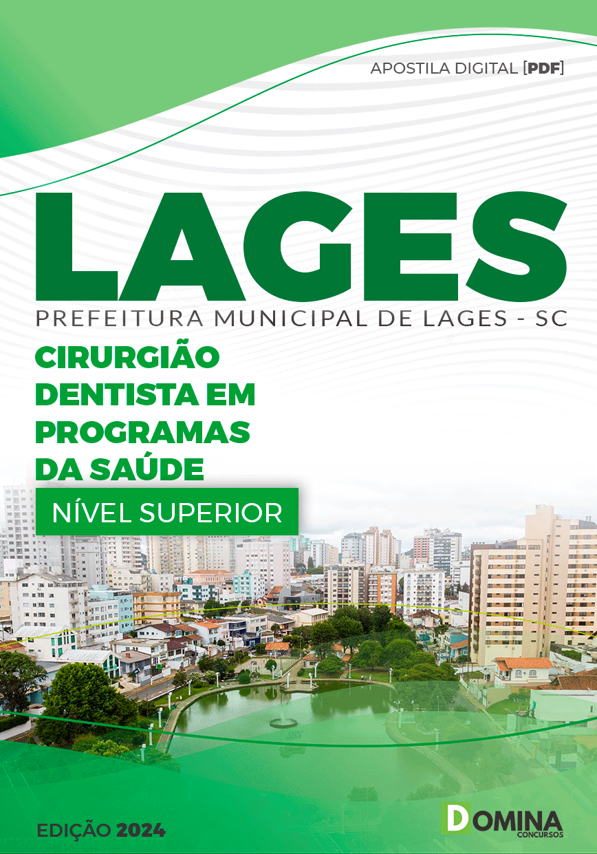 Pref Lages SC 2024 Cirurgião Dentista em Programas da Saúde