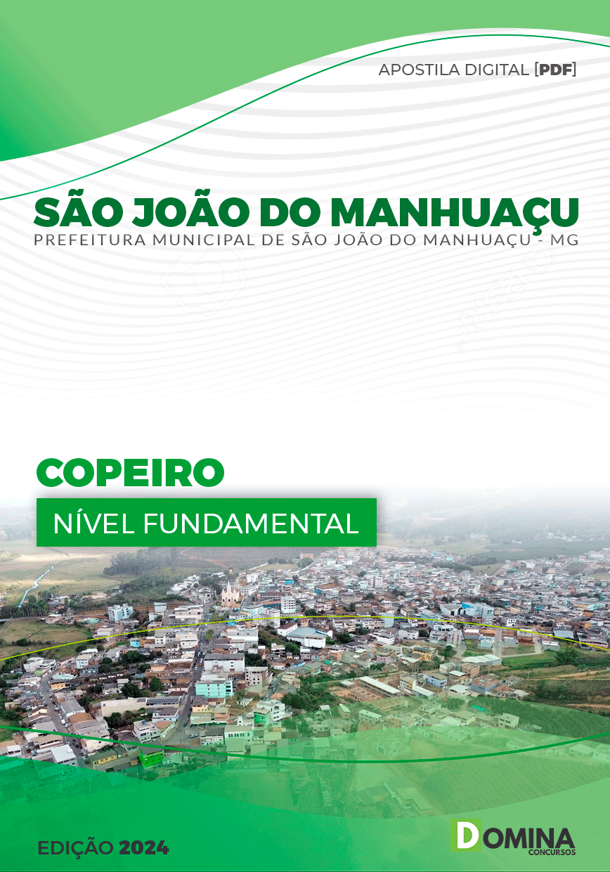 Apostila Pref São João do Manhuaçu MG 2024 Copeiro