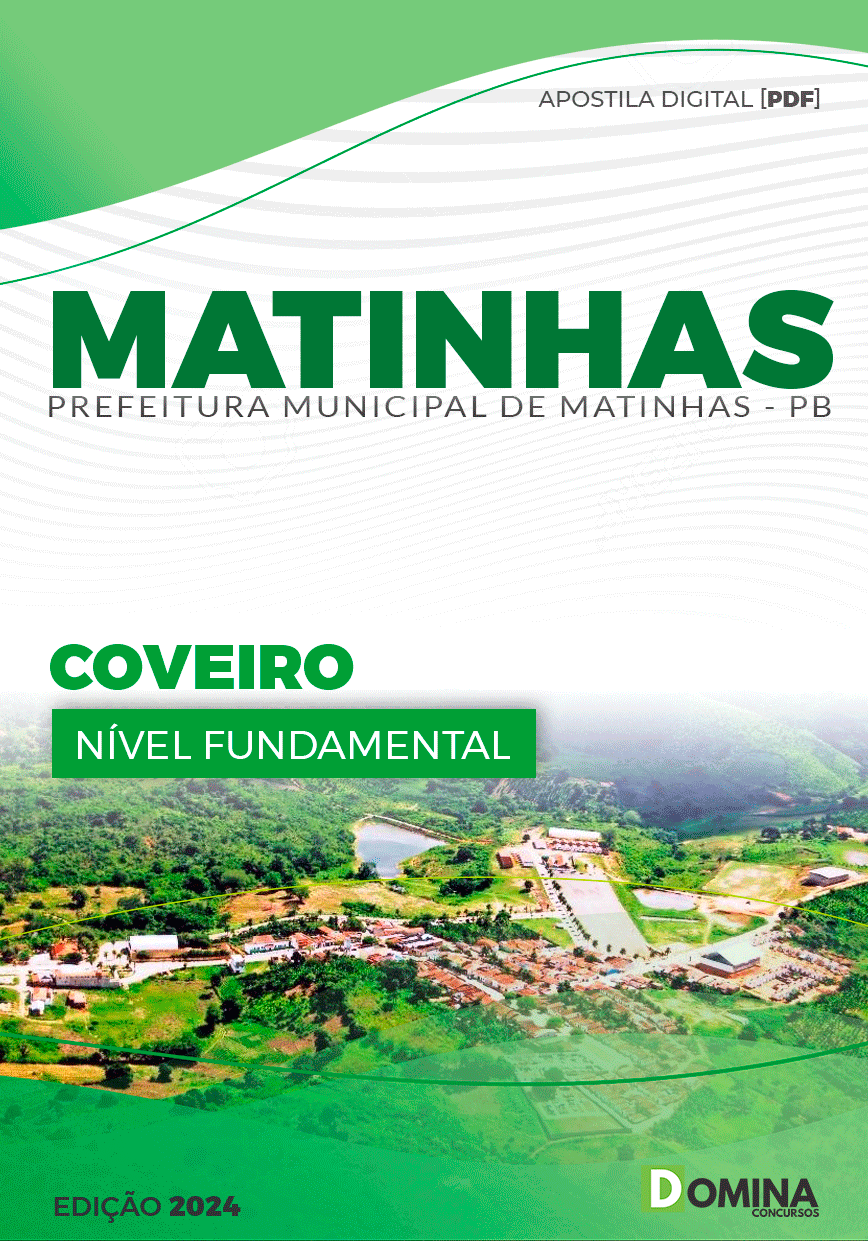 Apostila Pref Matinhas PB 2024 Coveiro