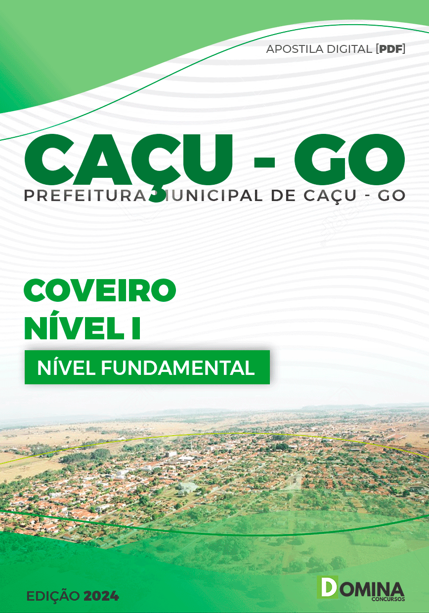 Apostila Pref Caçu GO 2024 Coveiro