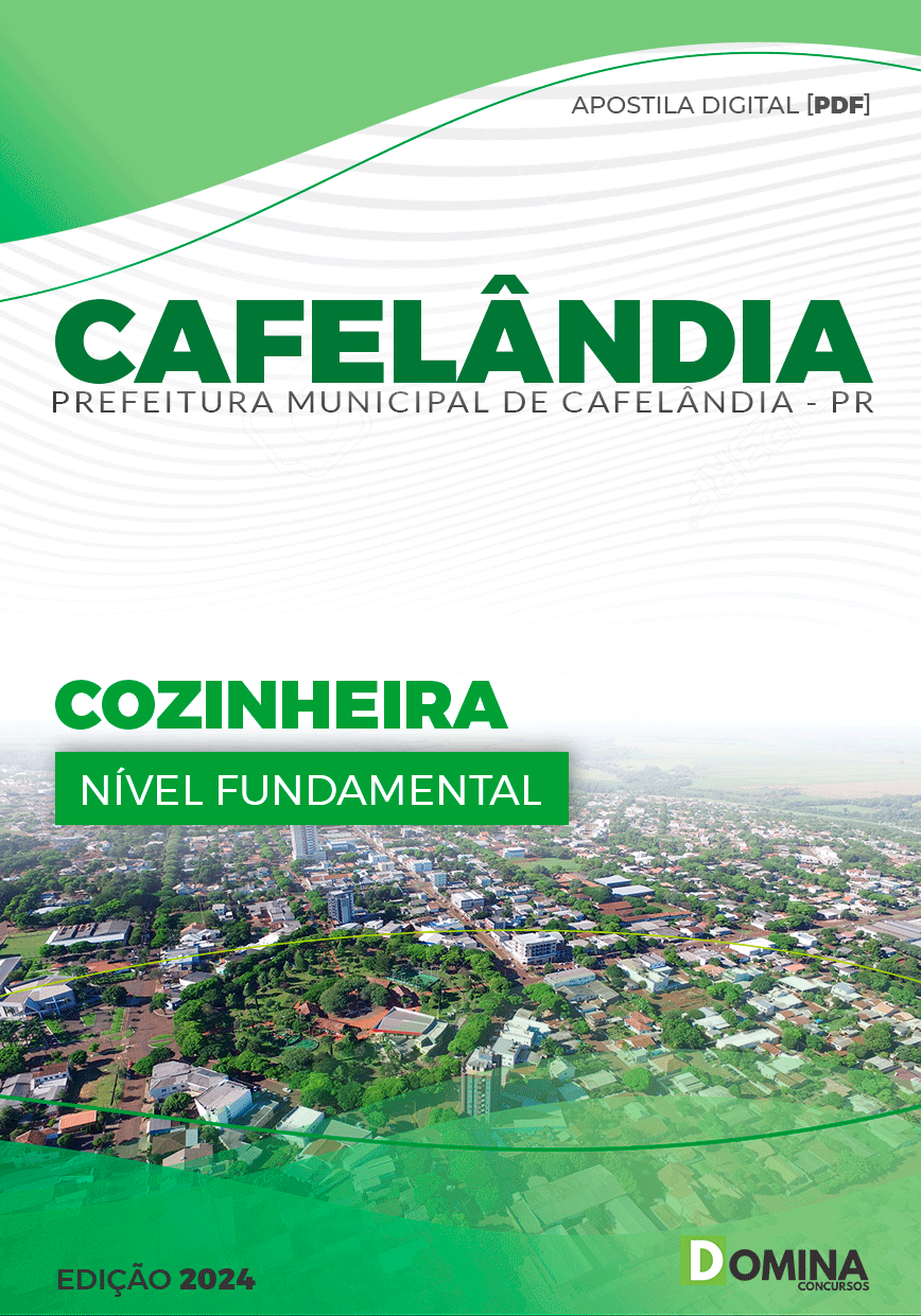 Apostila Pref Cafelândia PR 2024 Cozinheira