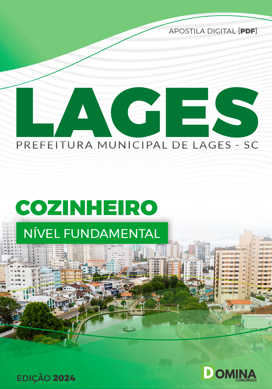 Apostila Pref Lages SC 2024 Cozinheiro