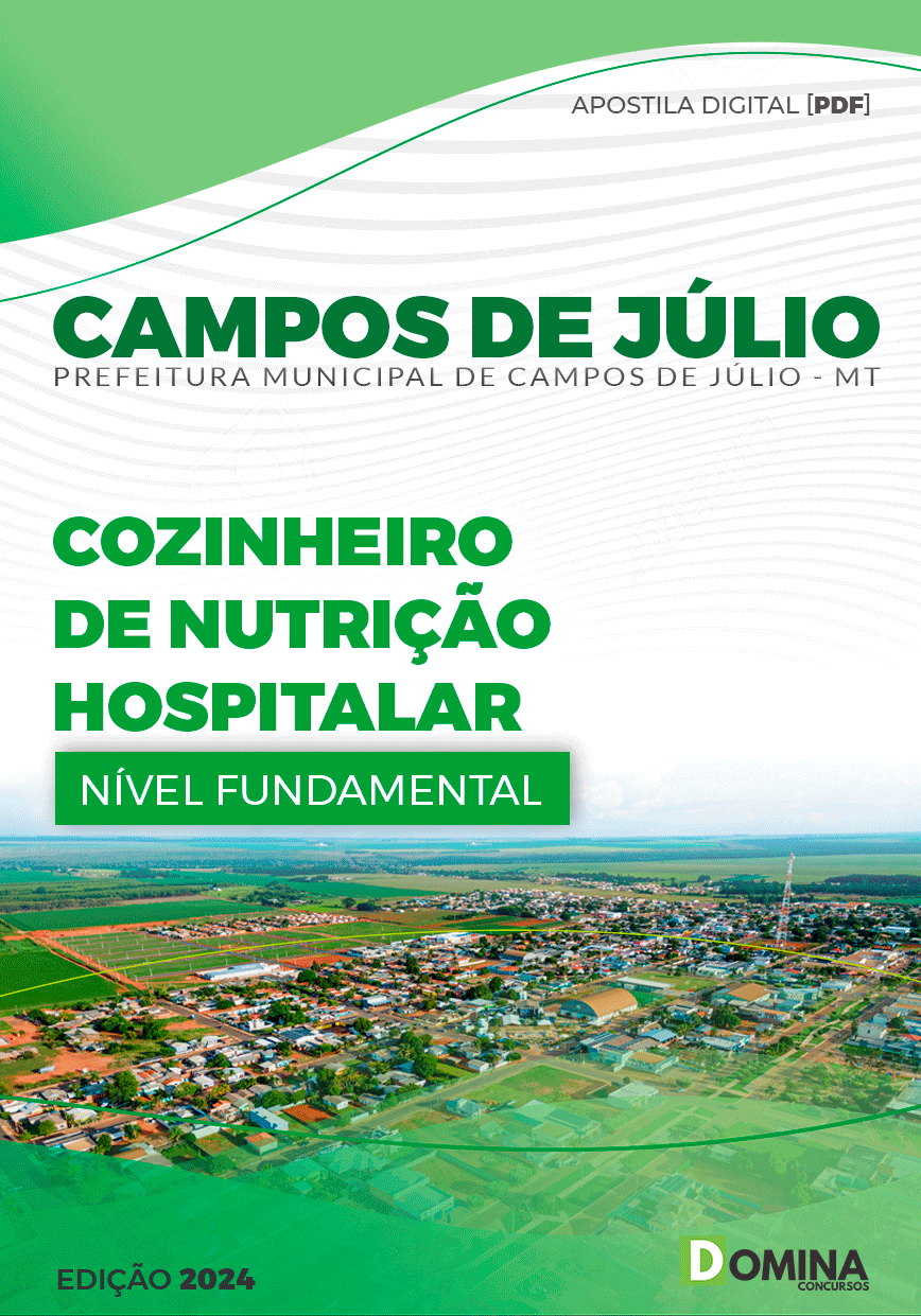 Pref Campos de Júlio MT 2024 Cozinheiro de Nutrição Hospitalar