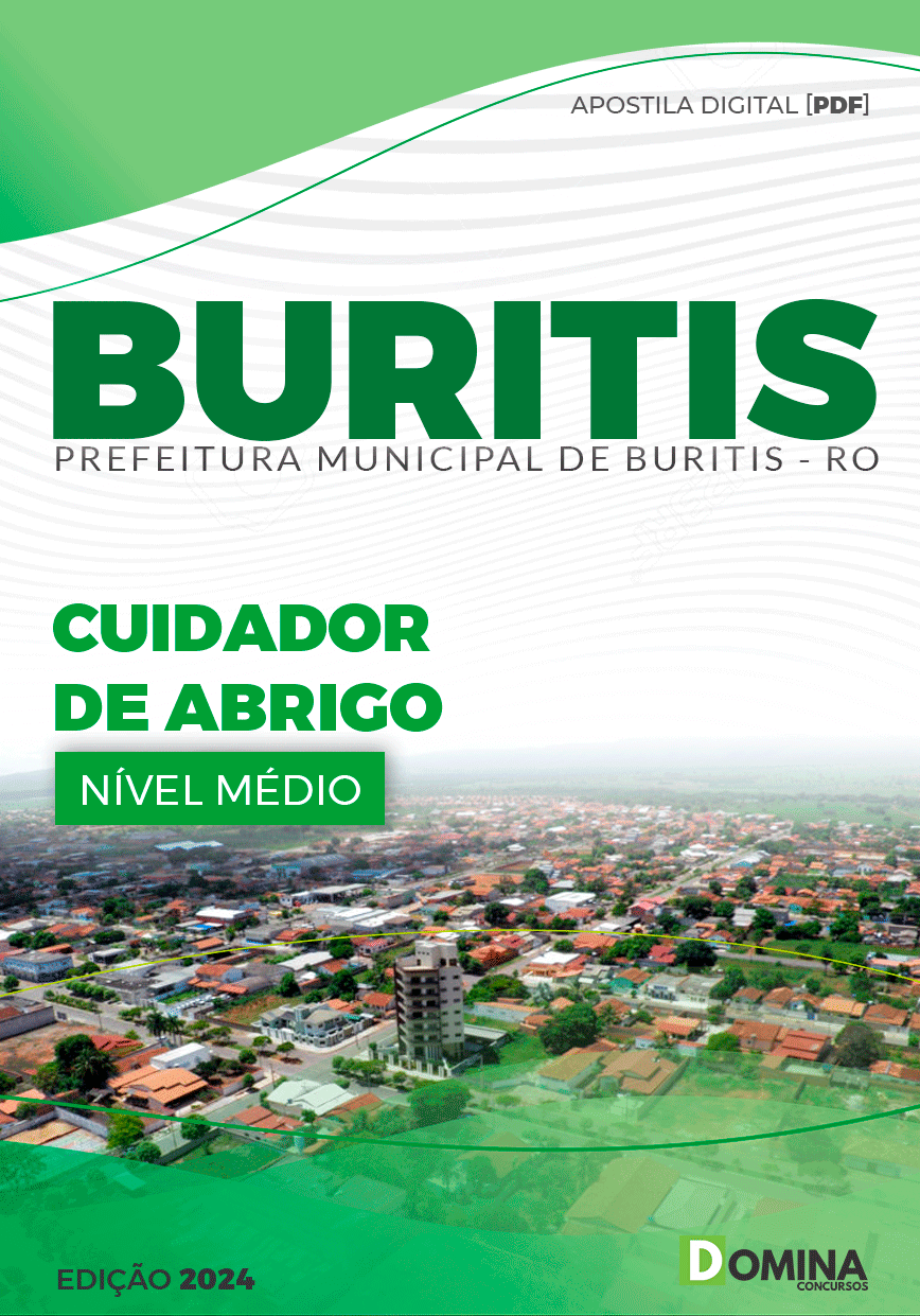 Apostila Pref Buritis RO 2024 Cuidador Abrigo