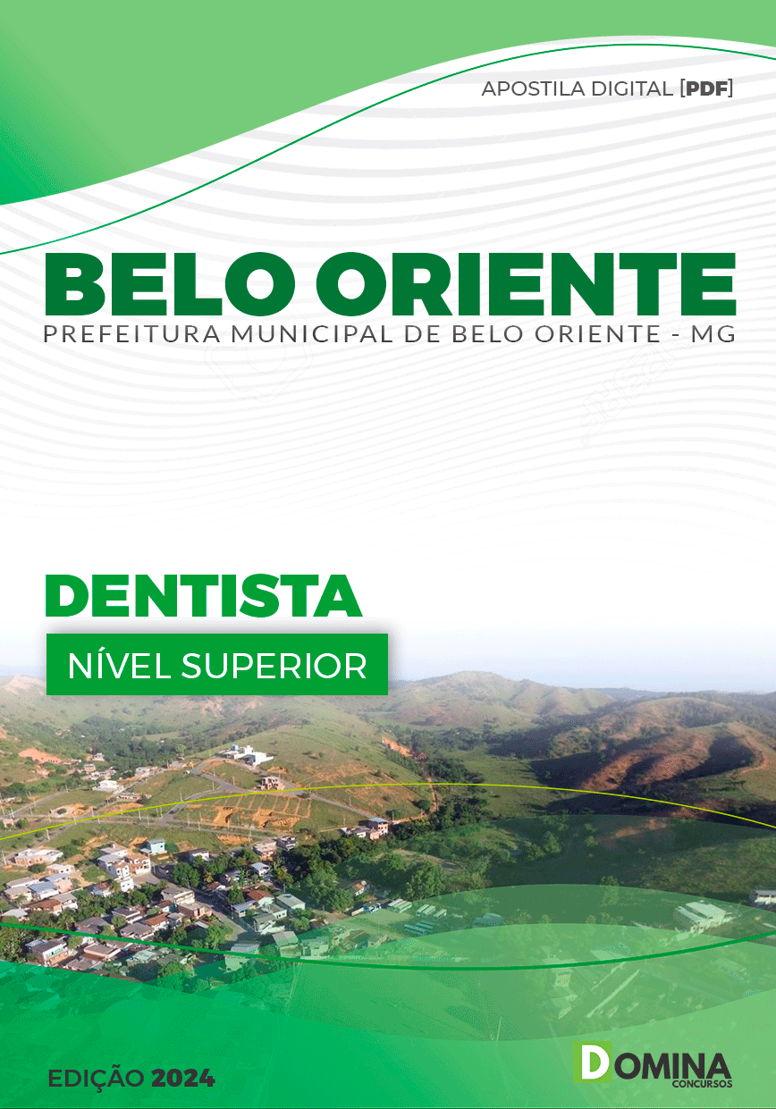 Apostila Pref Belo Oriente MG 2024 Dentista