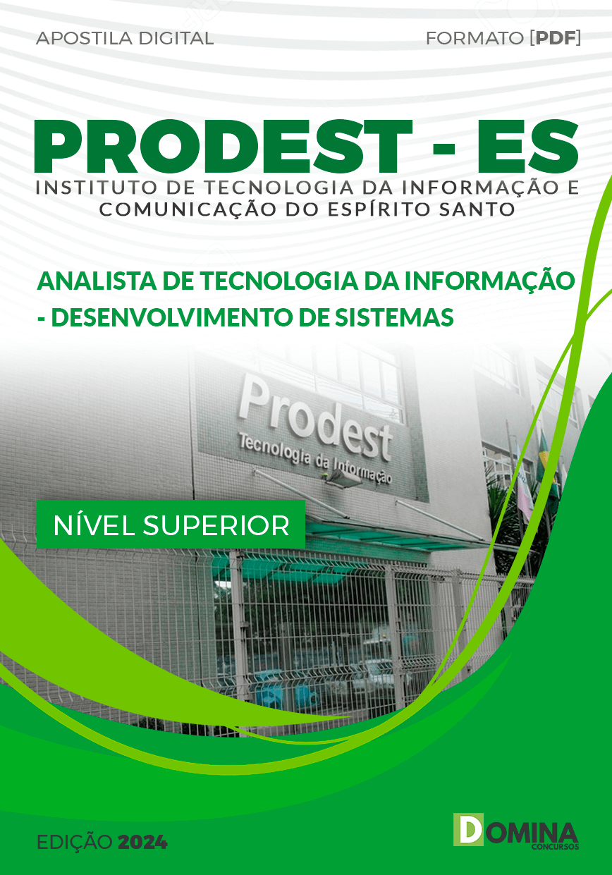 Apostila PRODEST ES 2024 Analista TI Desenvolvimento Sistemas Informação