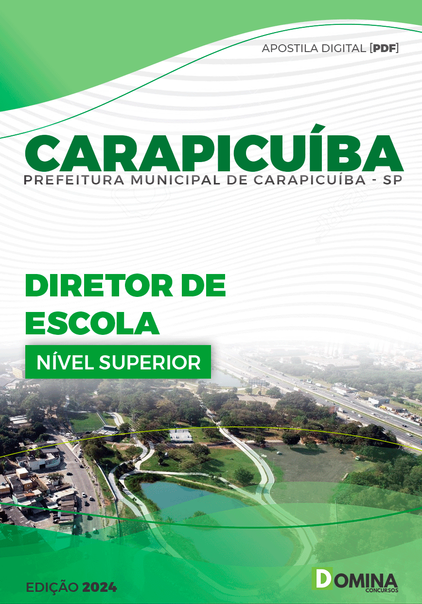Apostila Pref Carapicuíba SP 2024 Diretor de Escola