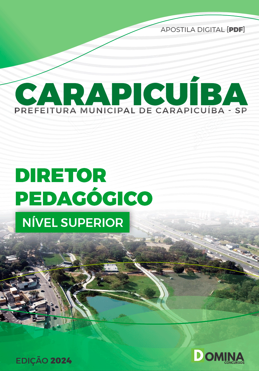 Apostila Pref Carapicuíba SP 2024 Diretor Pedagógico