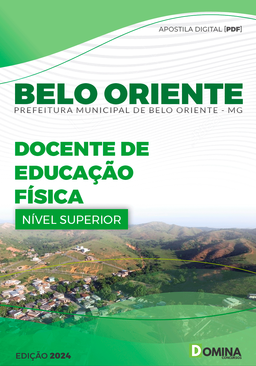 Apostila Pref Belo Oriente MG 2024 Docente Educação Física