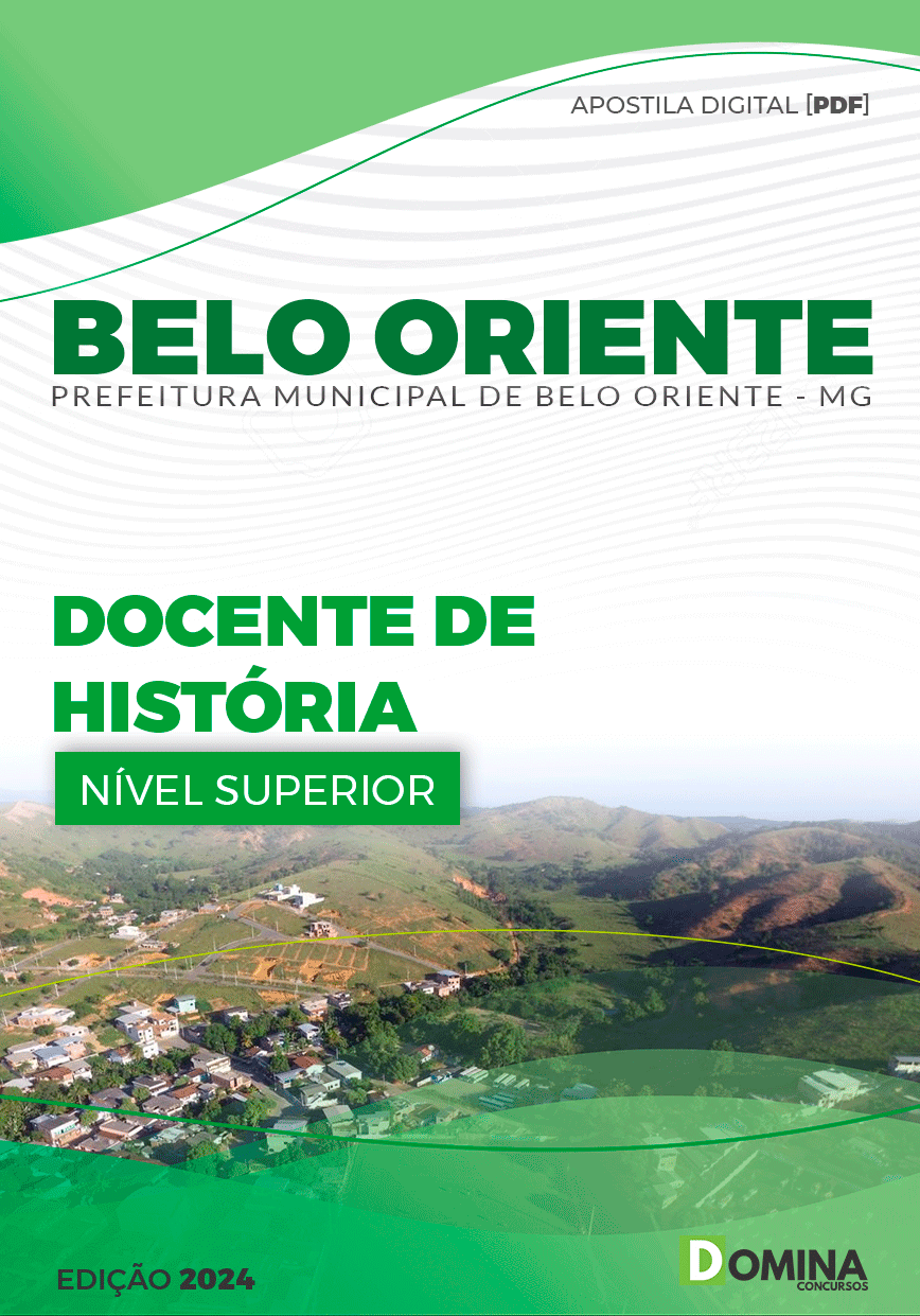 Apostila Pref Belo Oriente MG 2024 Docente História