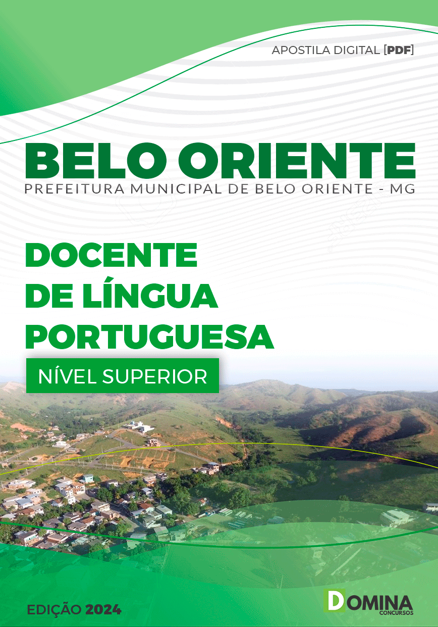 Apostila Pref Belo Oriente MG 2024 Docente Língua Portuguesa