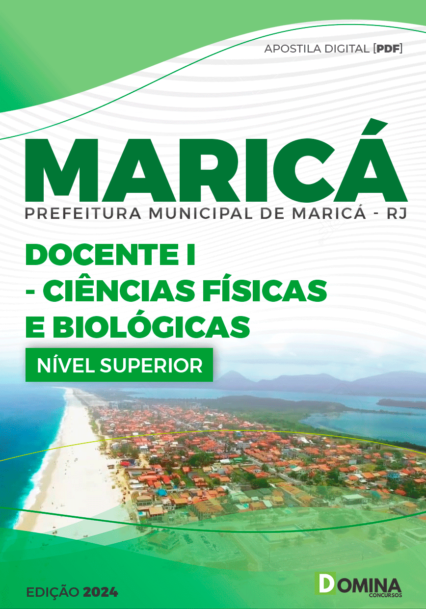 Apostila Pref Maricá RJ 2024 Docente I Ciências Físicas Biológicas