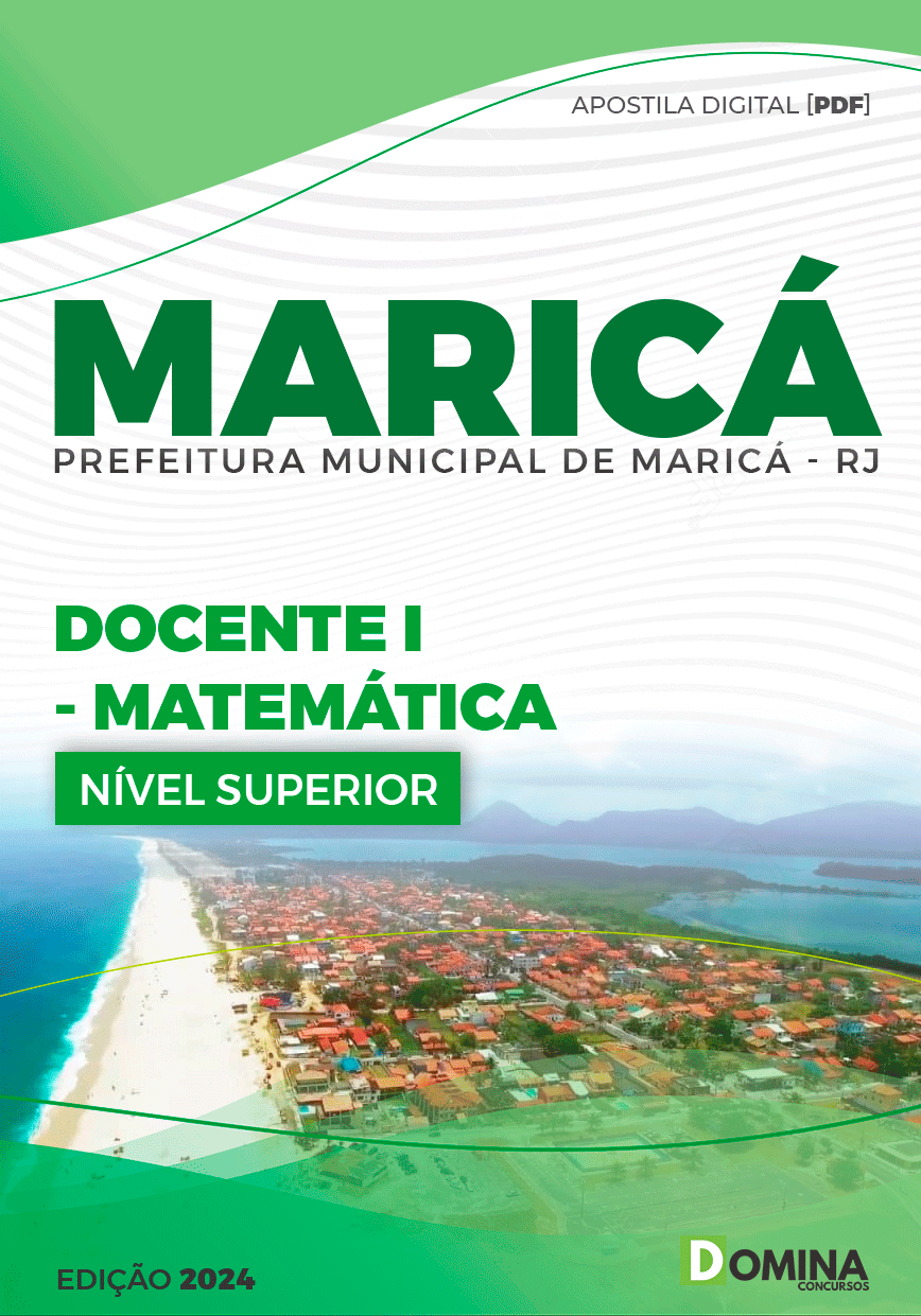 Apostila Pref Maricá RJ 2024 Docente I Matemática