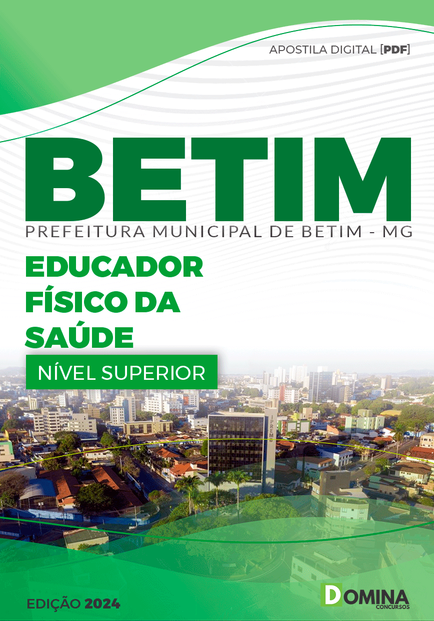 Apostila Pref Betim MG 2024 Educador Físico da Saúde
