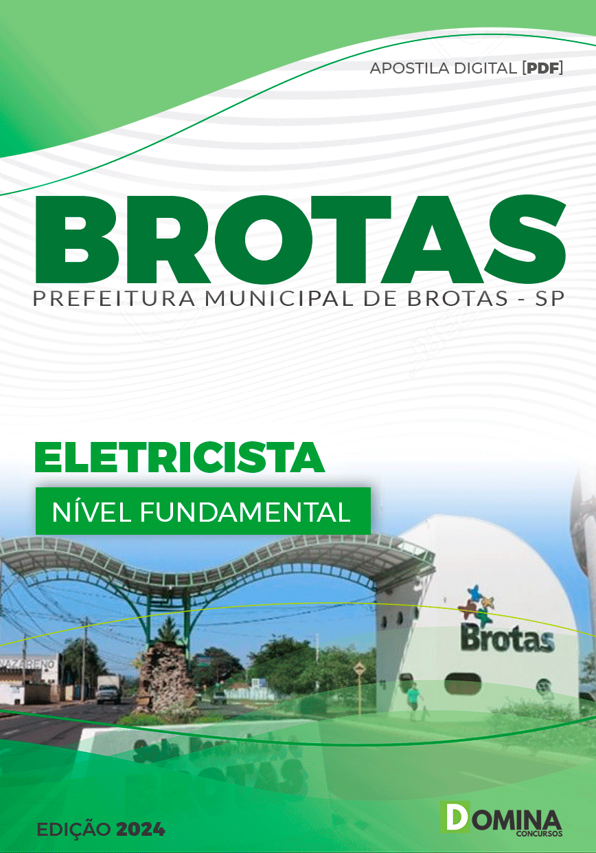 Apostila Concurso Pref Brotas SP 2024 Eletricista