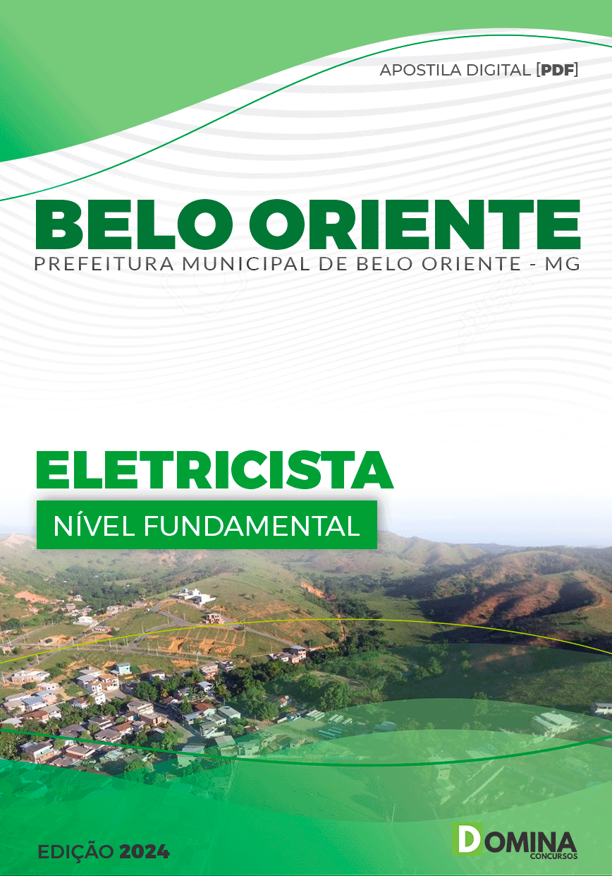Apostila Pref Belo Oriente MG 2024 Eletricista