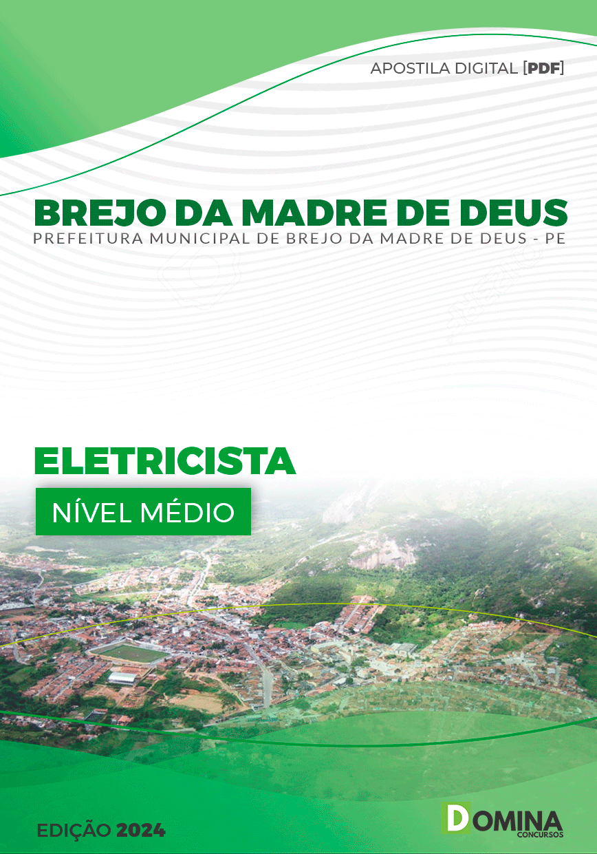 Apostila Pref Brejo da Madre de Deus PE 2024 Eletricista