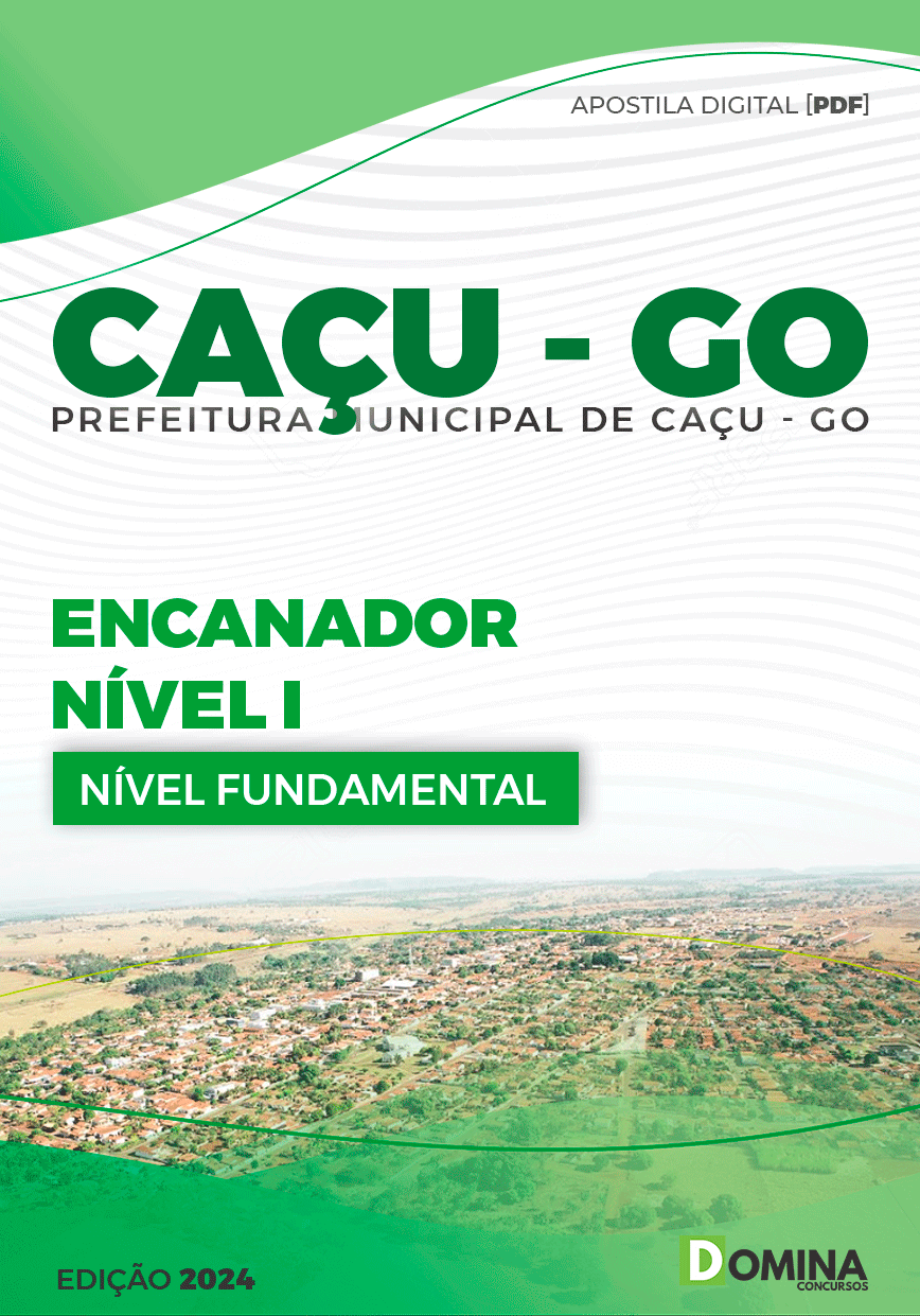 Apostila Pref Caçu GO 2024 Encanador
