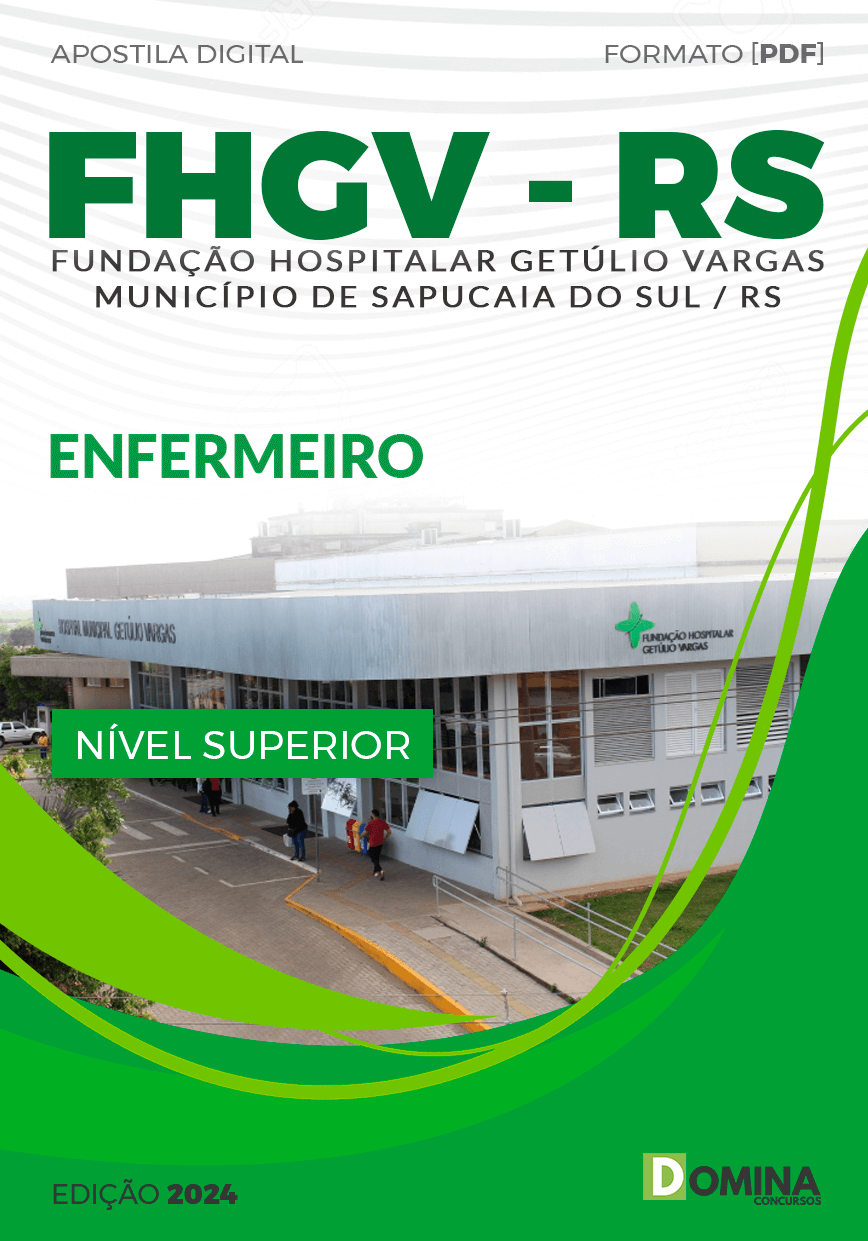 Apostila Concurso FHGV RS 2024 Enfermeiro