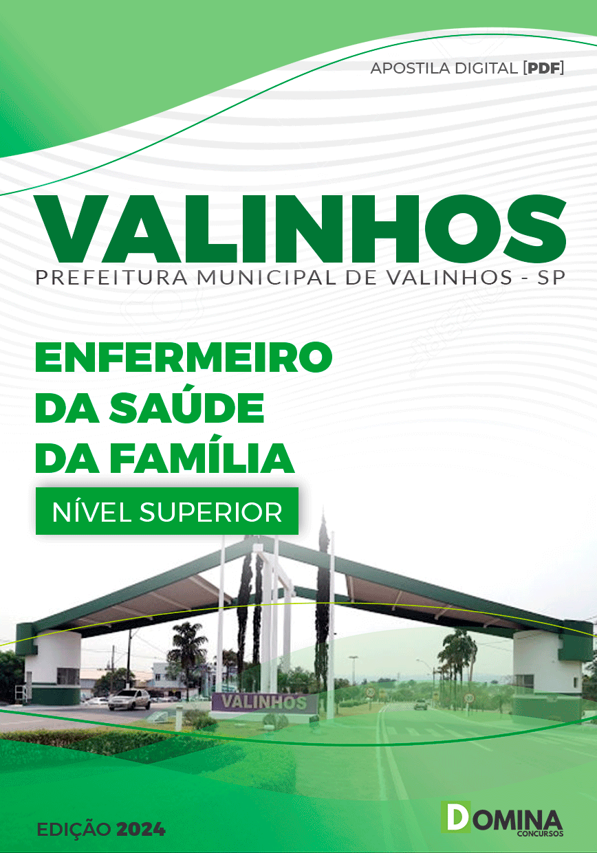 Apostila Pref Valinhos SP 2024 Enfermeiro da Saúde da Família