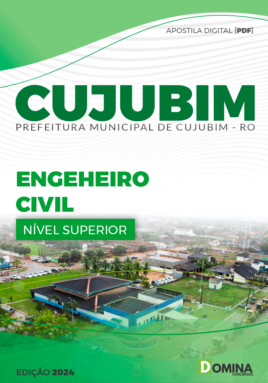 Apostila Pref Cujubim RO 2024 Engenheiro Civil