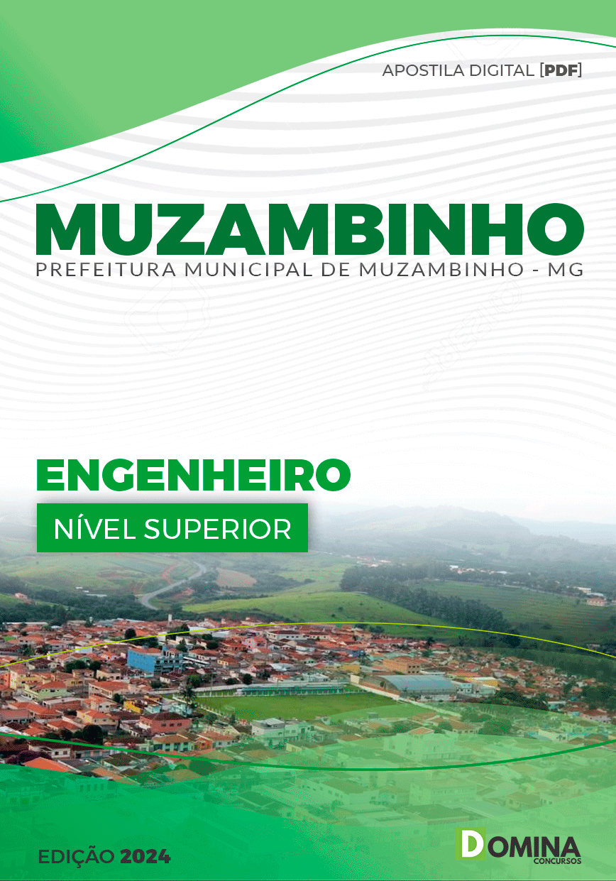 Apostila Pref Muzambinho MG 2024 Engenheiro