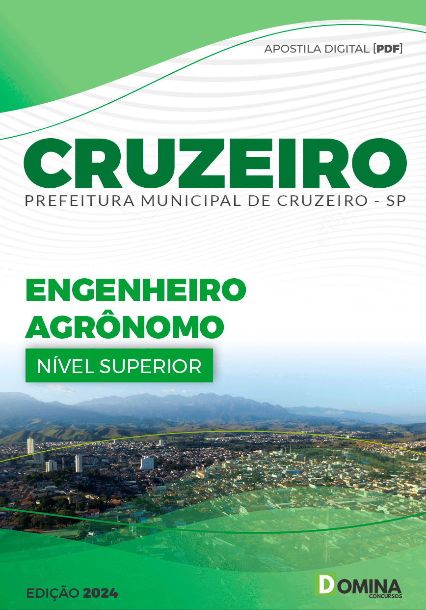 Apostila Pref Cruzeiro SP 2024 Engenheiro Agrônomo