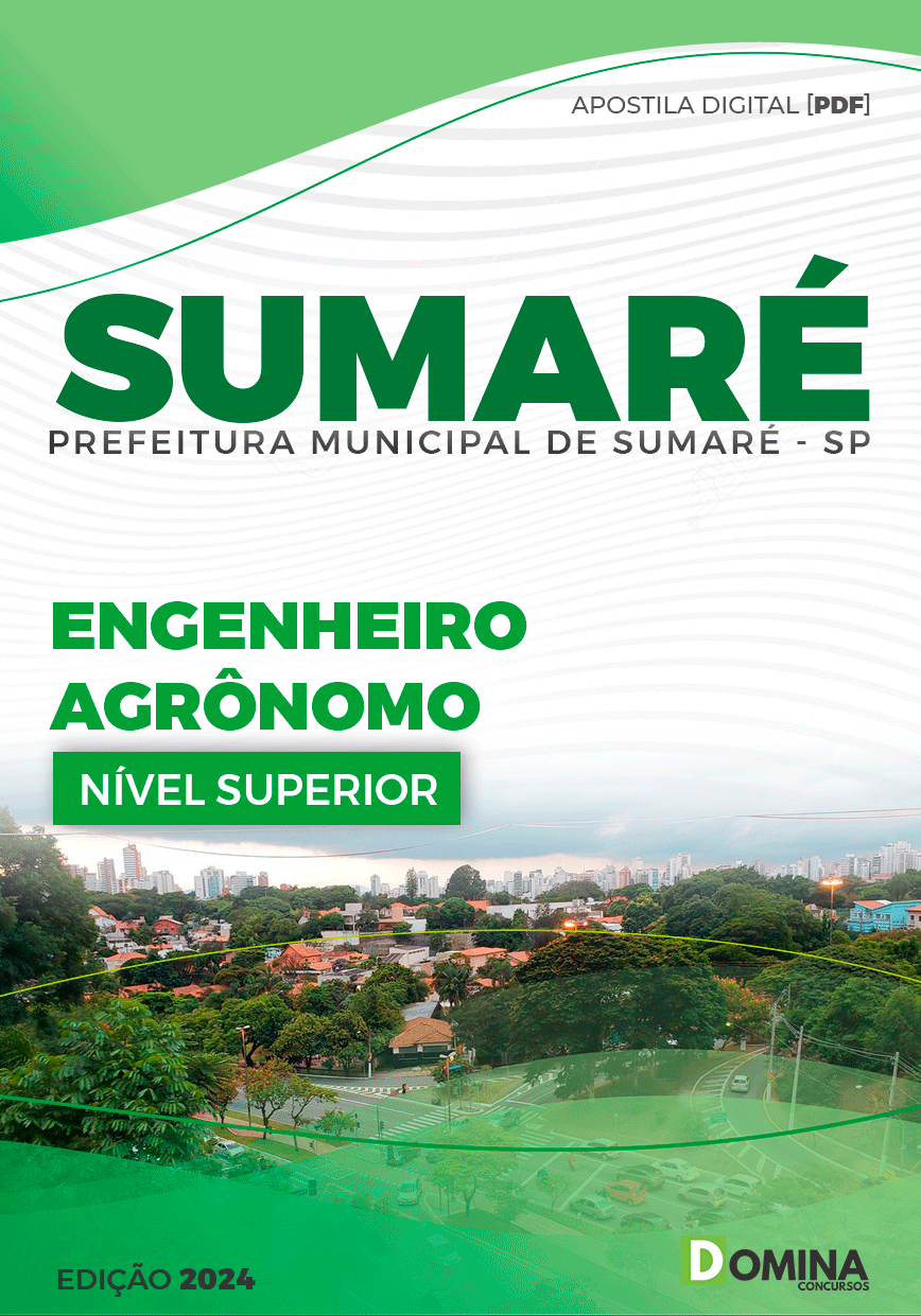 Apostila Pref Sumaré SP 2024 Engenheiro Agrônomo
