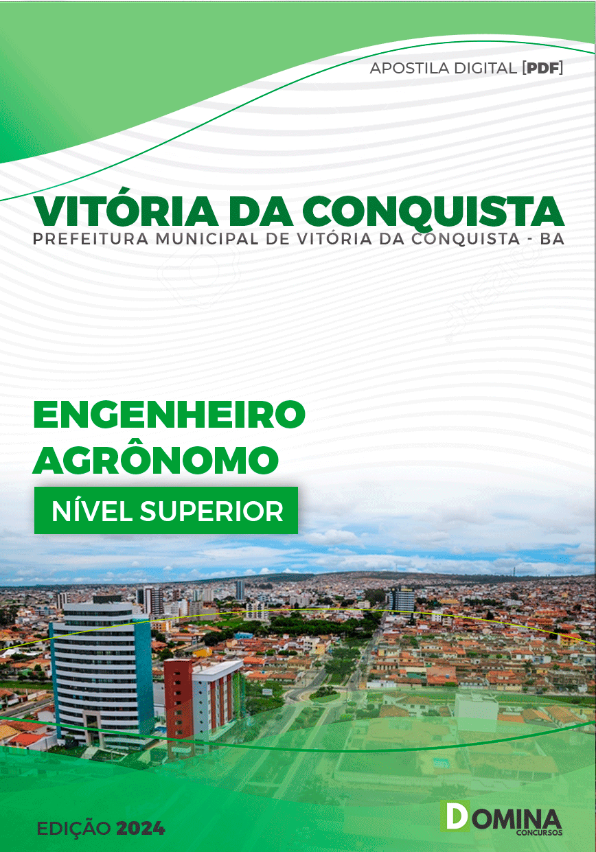 Apostila Pref Vitória da Conquista BA 2024 Engenheiro Agrônomo