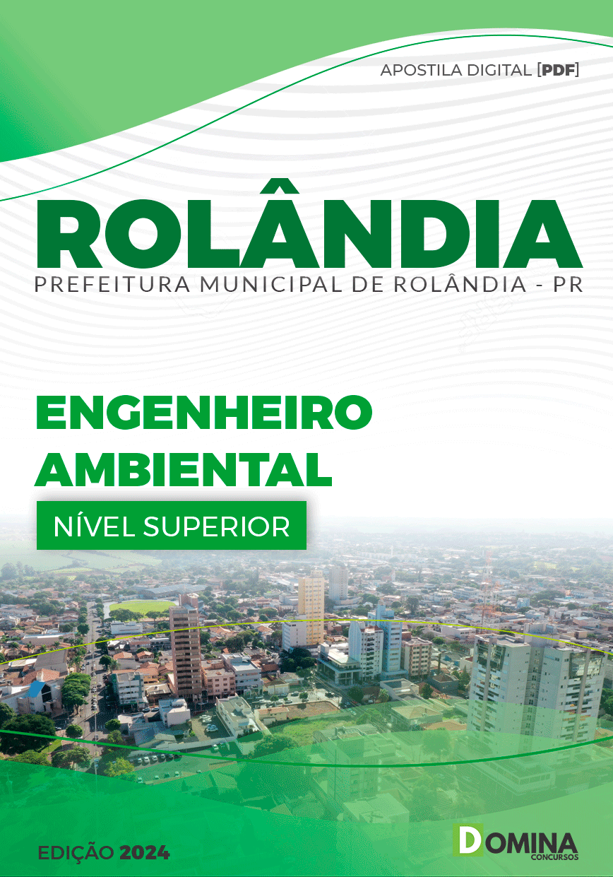 Apostila Pref Rolândia PR 2024 Engenheiro Ambiental