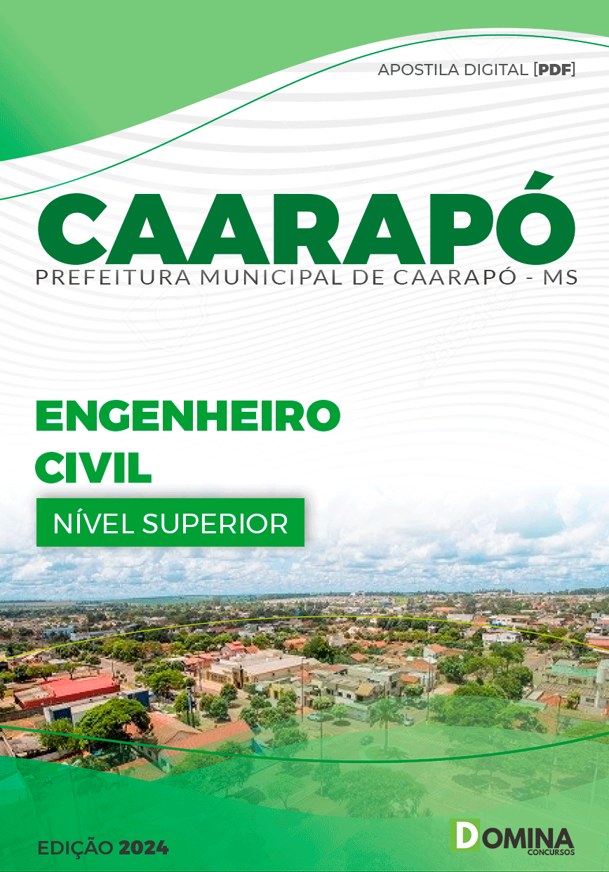 Apostila Pref Caarapó MS 2024 Engenheiro Civil
