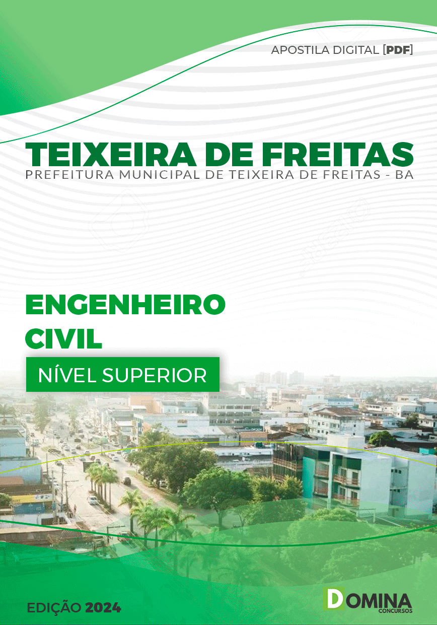 Apostila Pref Teixeira de Freitas BA 2024 Engenheiro Civil