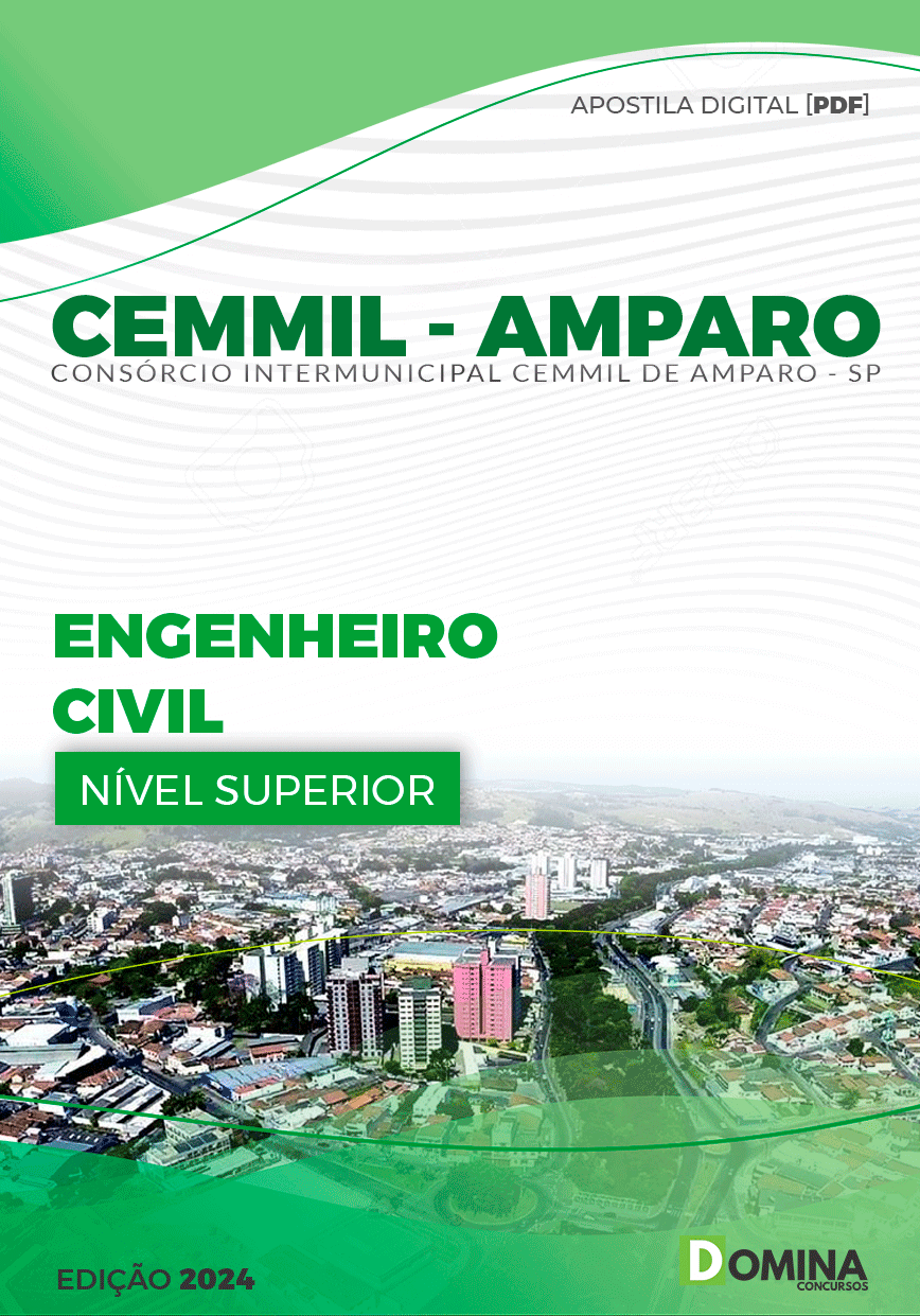 Apostila CEMMIL Amparo SP 2024 Engenheiro Civil